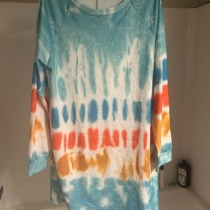 Tie-Dye Long Sleeve Shirt